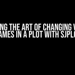 Mastering the Art of Changing Variable Names in a Plot with SJplot