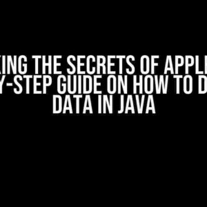 Unlocking the Secrets of Apple Pay: A Step-by-Step Guide on How to Decrypt Data in Java